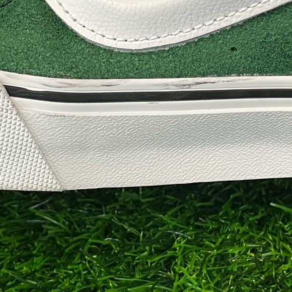 Mens Size 7 Vans Knu-Skool Green & White - Used Condition Excellent - Picture 14 of 15